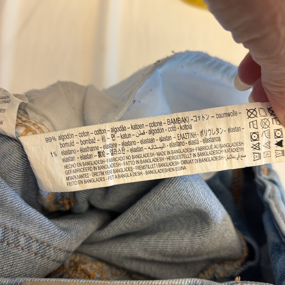 Zara jeans skinny fit ankle length button/zipper close 5 pockets Size 6 - Picture 11 of 11